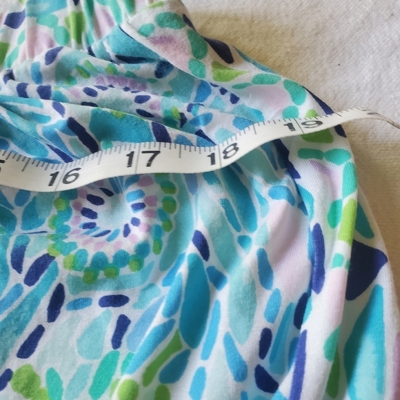 Lilly Pulitzer Rikki Open Water Sz. L Romper - Picture 10 of 14